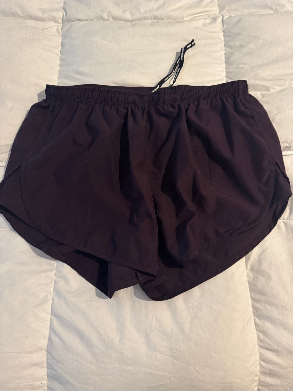 Nike Women's Dark Black Layered Running Shorts